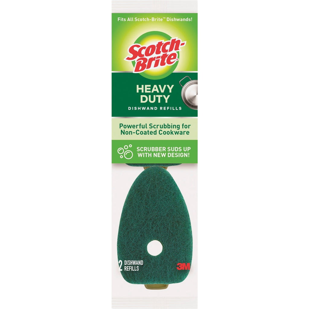 Scotch-Brite Heavy Duty Dishwand Refills - Keep Your Hands Out of Dirty Water, 2 Refills