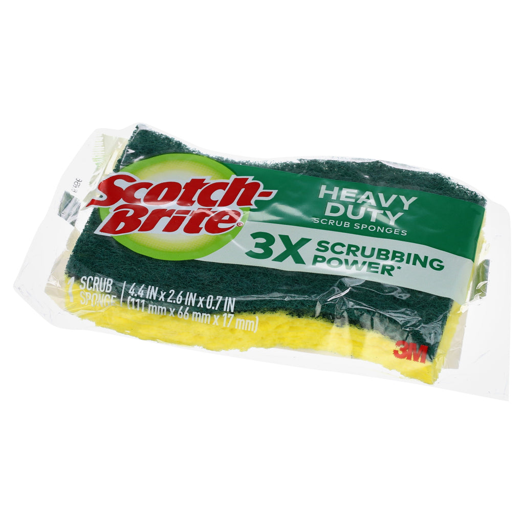 Scotch-Brite Scrub Sponges Heavy Duty Yellow 24 Count