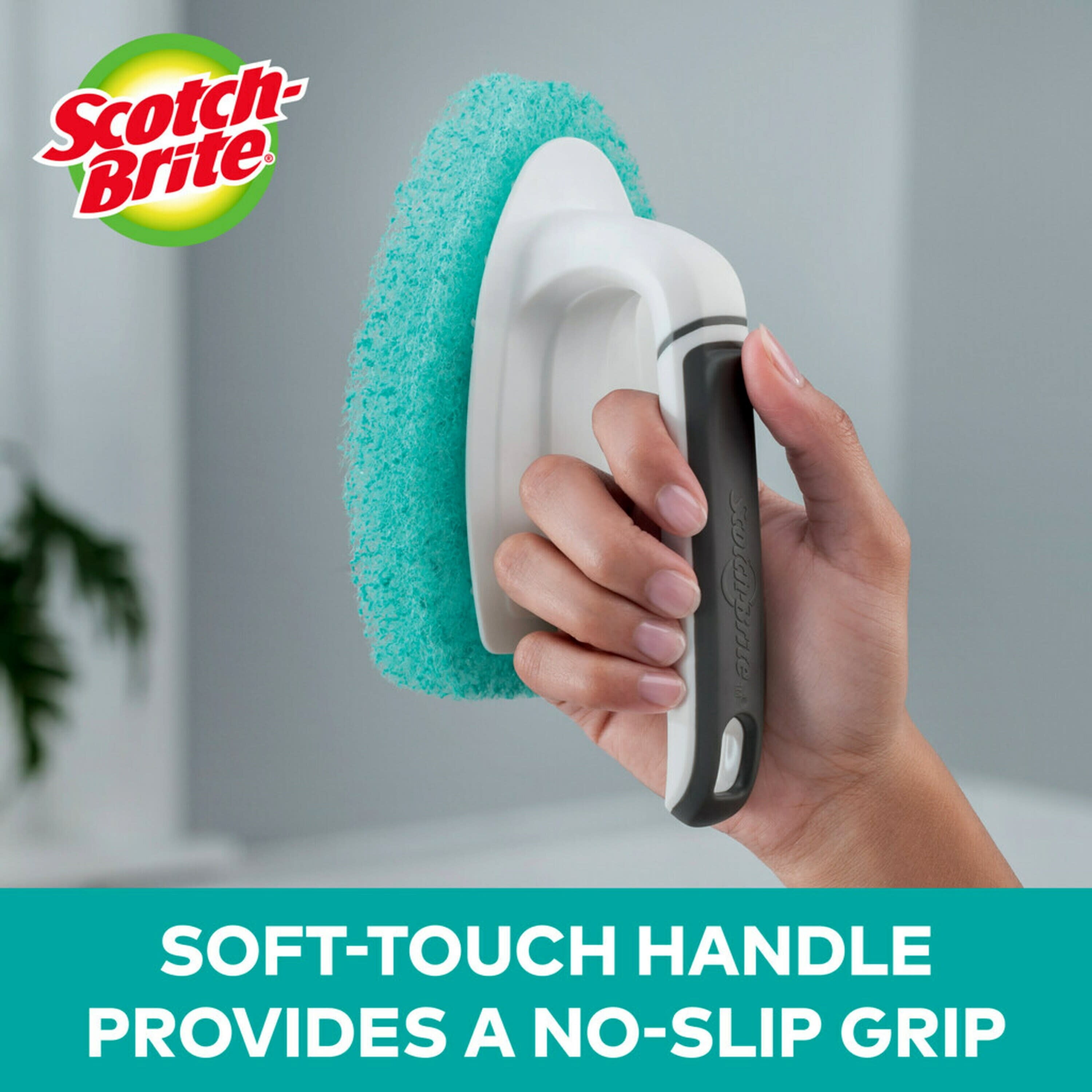 Scotch-Brite Non-Scratch Handheld Bathroom Scrubber