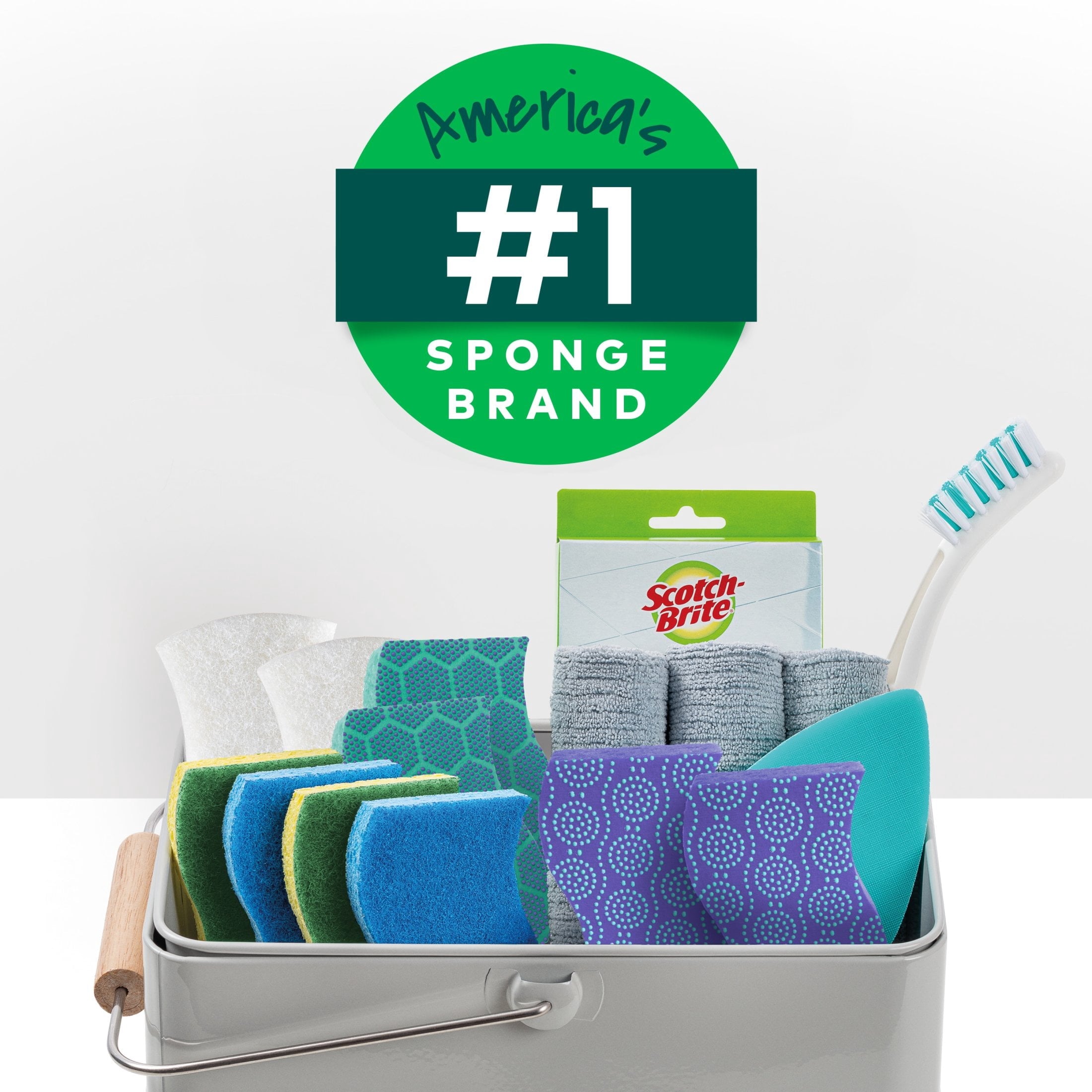Scotch-Brite Heavy Duty Cleaning Scrub Sponge - 3 Dish Sponges