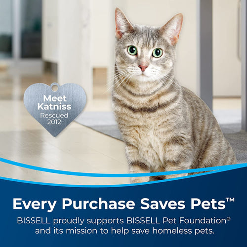 BISSELL CleanView Compact Turbo Bagless - Corded, Compact Vacuum, Lightweight, Scatter-Free Technology, Extension Wand, Model 3437