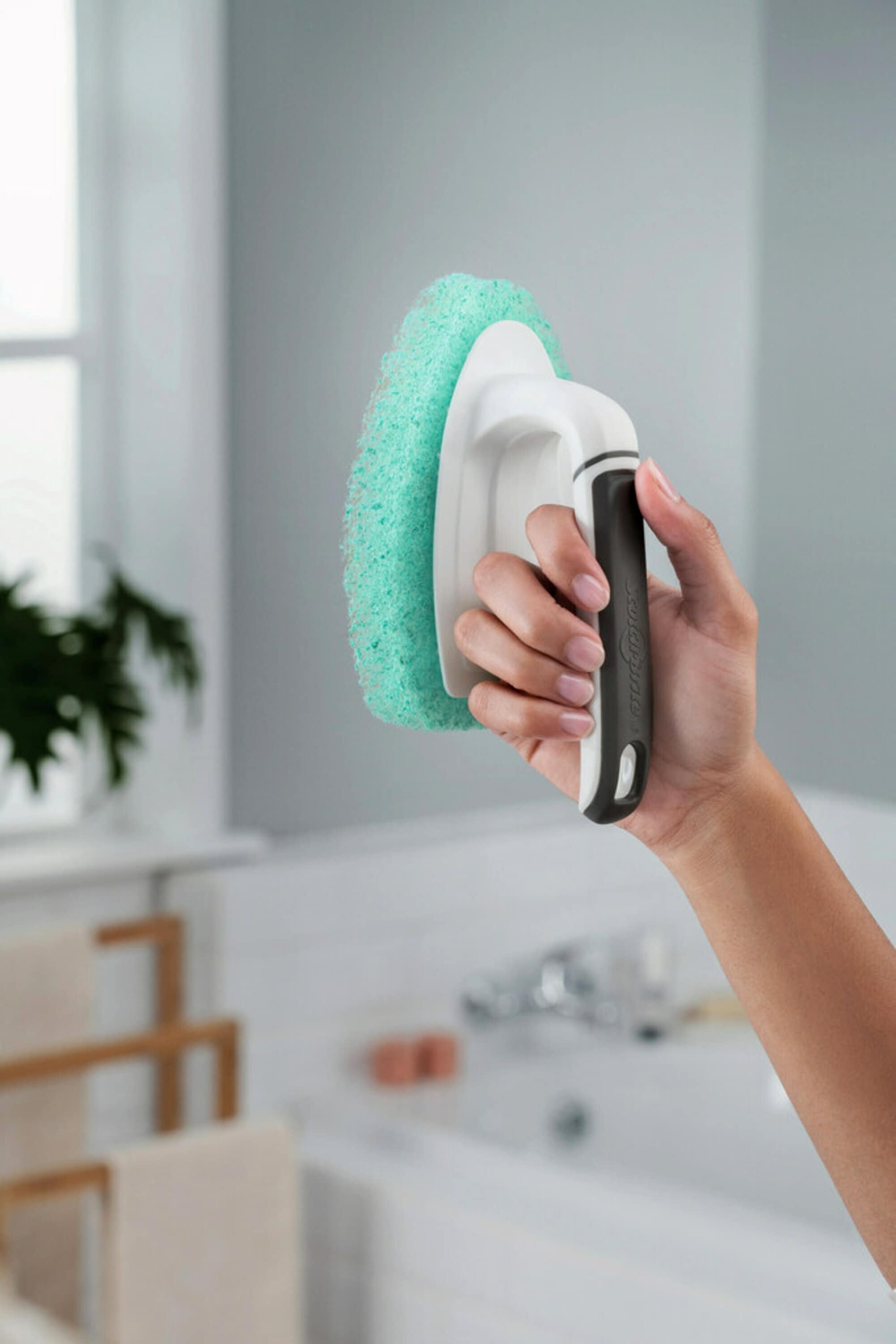 Scotch-Brite Non-Scratch Handheld Bathroom Scrubber