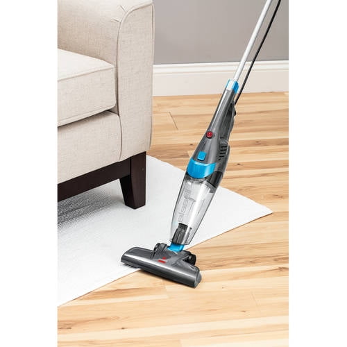 BISSELL 3-in-1 - Corded, Stick Vacuum, Carpet, Area Rugs, Hardfloor, Upholstery, Removable Hand Vac, Lightweight, Easy Empty, 2030, Blue & Gray