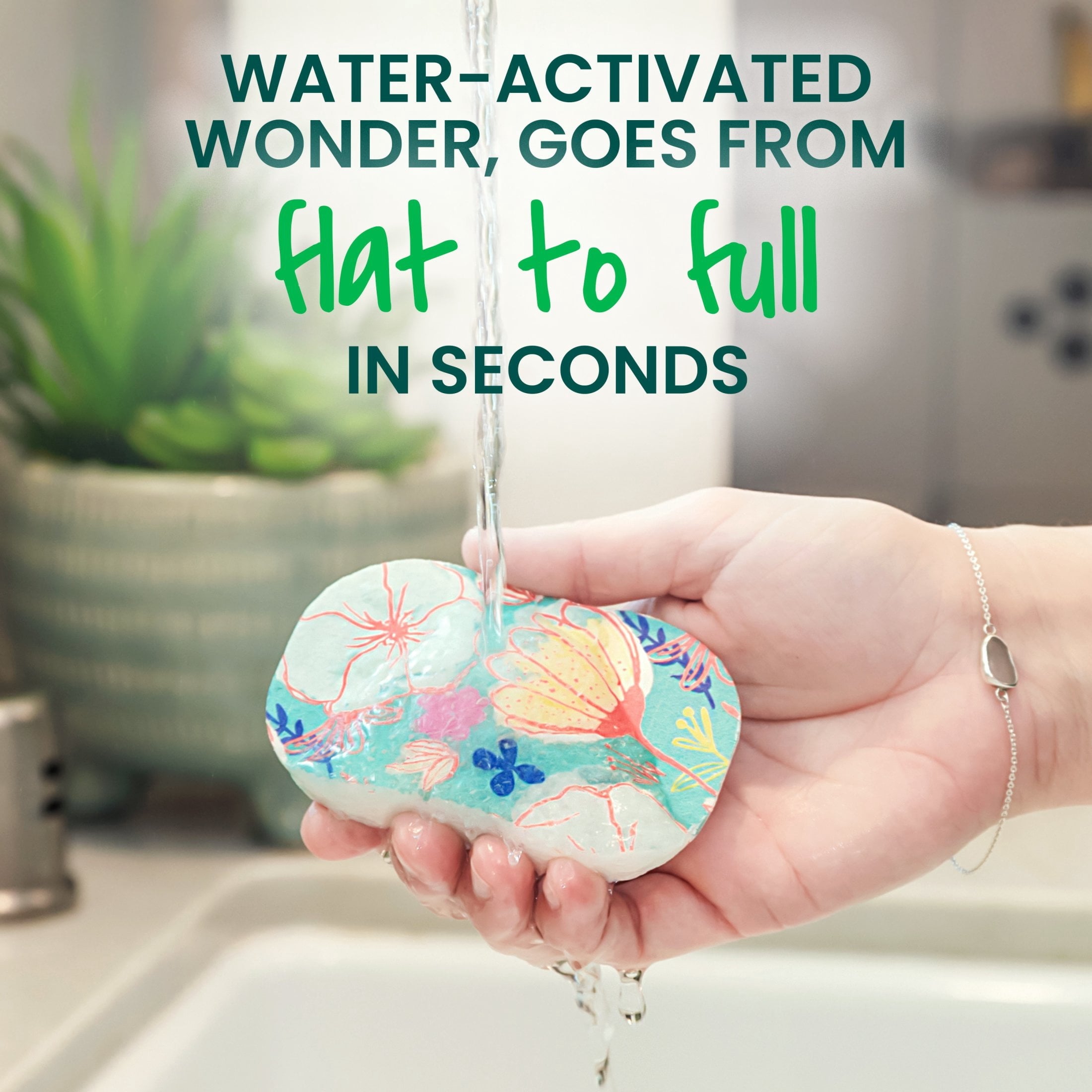 Scotch-Brite Pop Up Sponges - Expands In Water, 3 Sponges