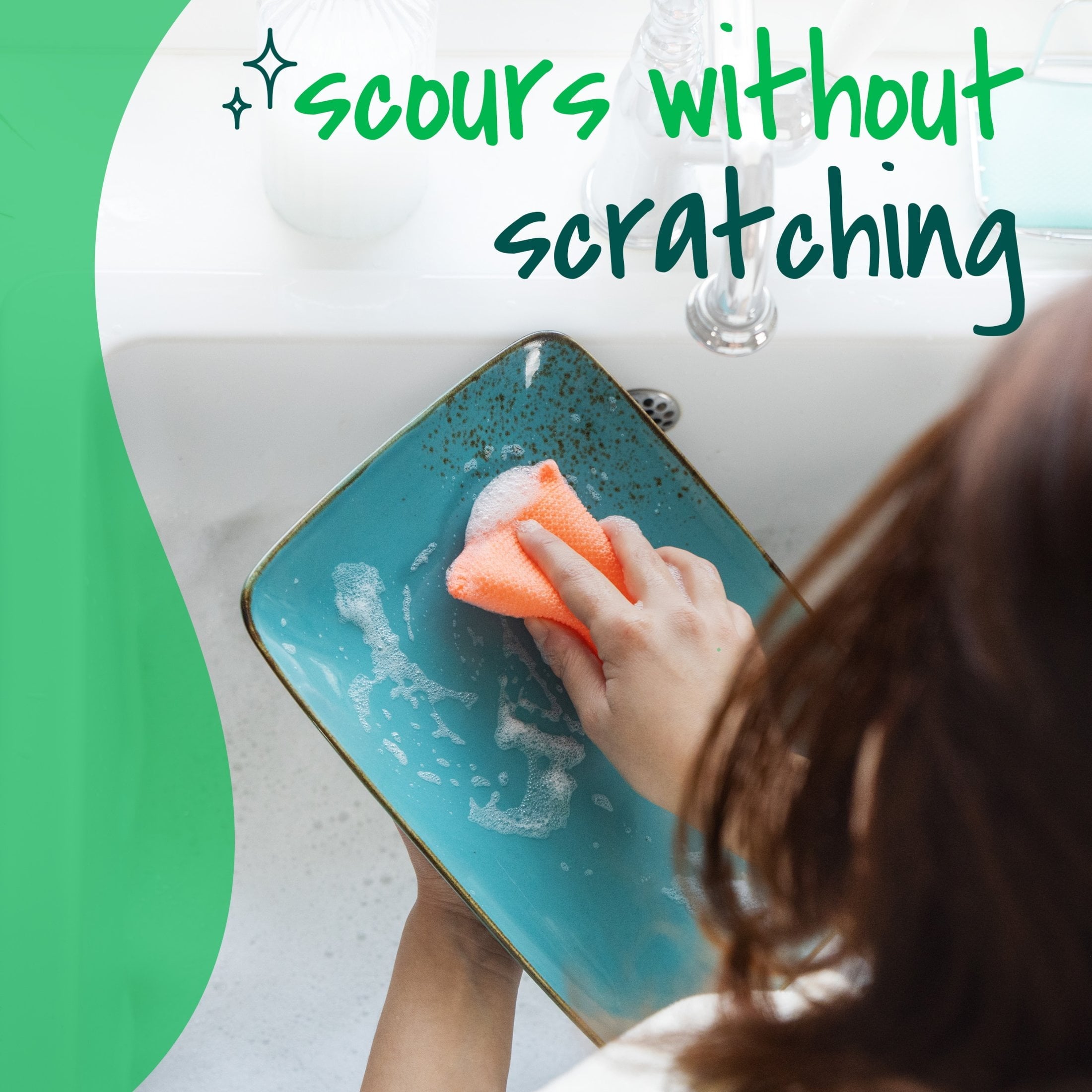 Scotch-Brite Dobie Colors All-Purpose Cleaning Pads - 3 Pads