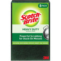 Scotch-Brite Heavy Duty Scour Pads: 9 in. x 6 in. (Green) 8-pack