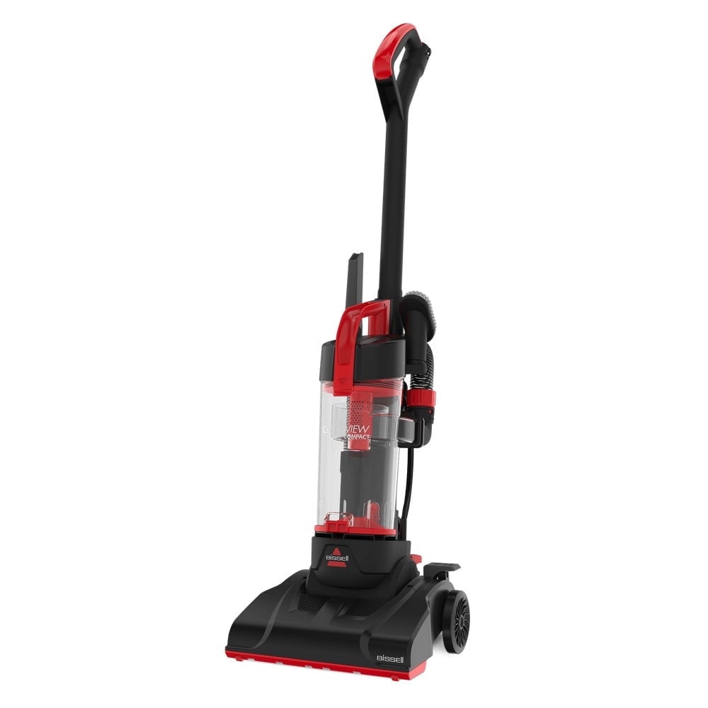 BISSELL CleanView Compact Upright Vacuum with Scatter-Free Technology - Red, 3508