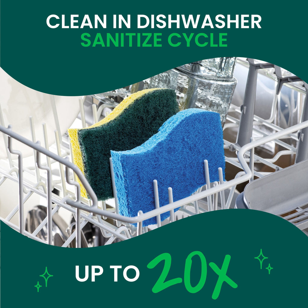 Scotch-Brite Heavy Duty Cleaning Scrub Sponge - 3 Dish Sponges