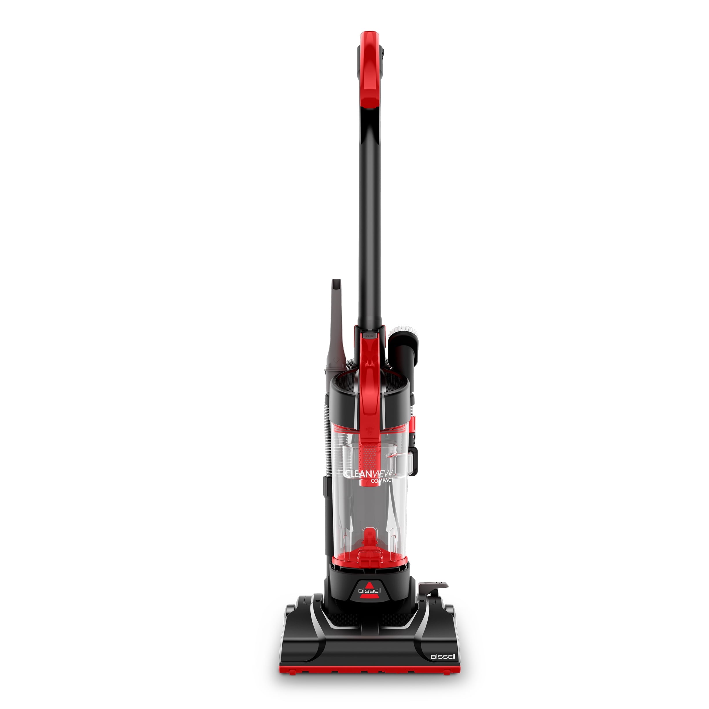 BISSELL CleanView Compact Bagless Upright Vacuum with Scatter-Free Technology - Powerful Suction, Extended Reach, Model 3508T, Red