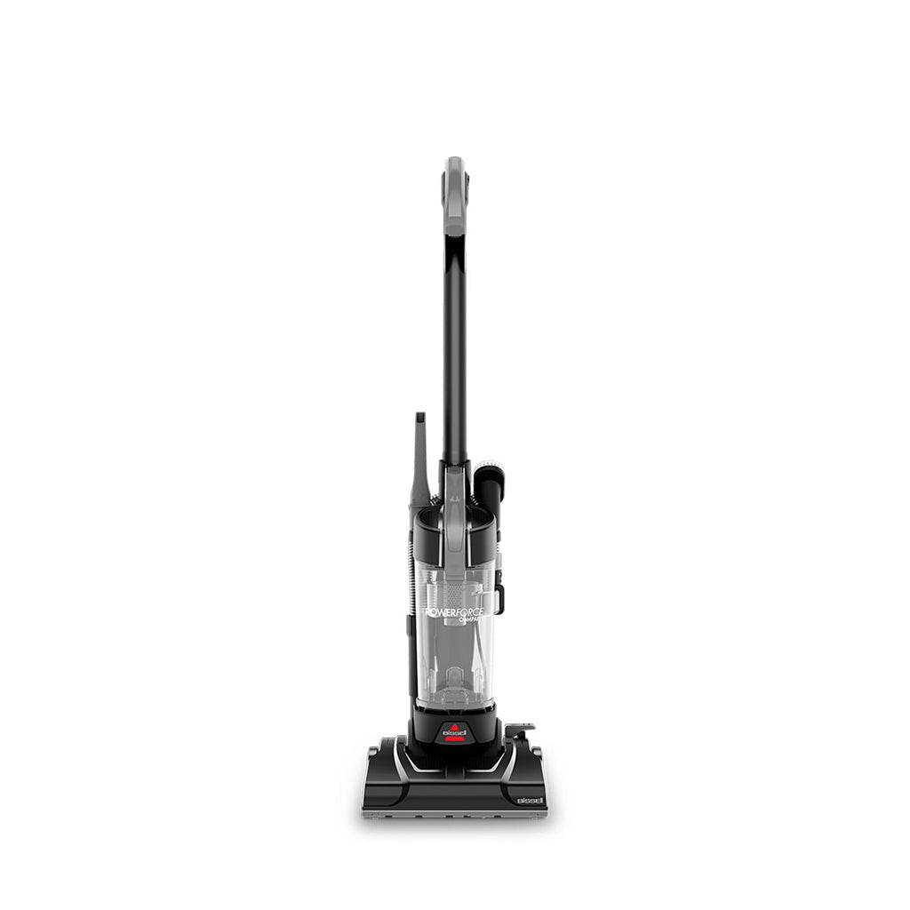 BISSELL PowerForce Compact - Bagless, Upright Vacuum, Lightweight, Powerful Suction, High Reach Wand, Hard Floor and Carpet, 4362, Gray & Black