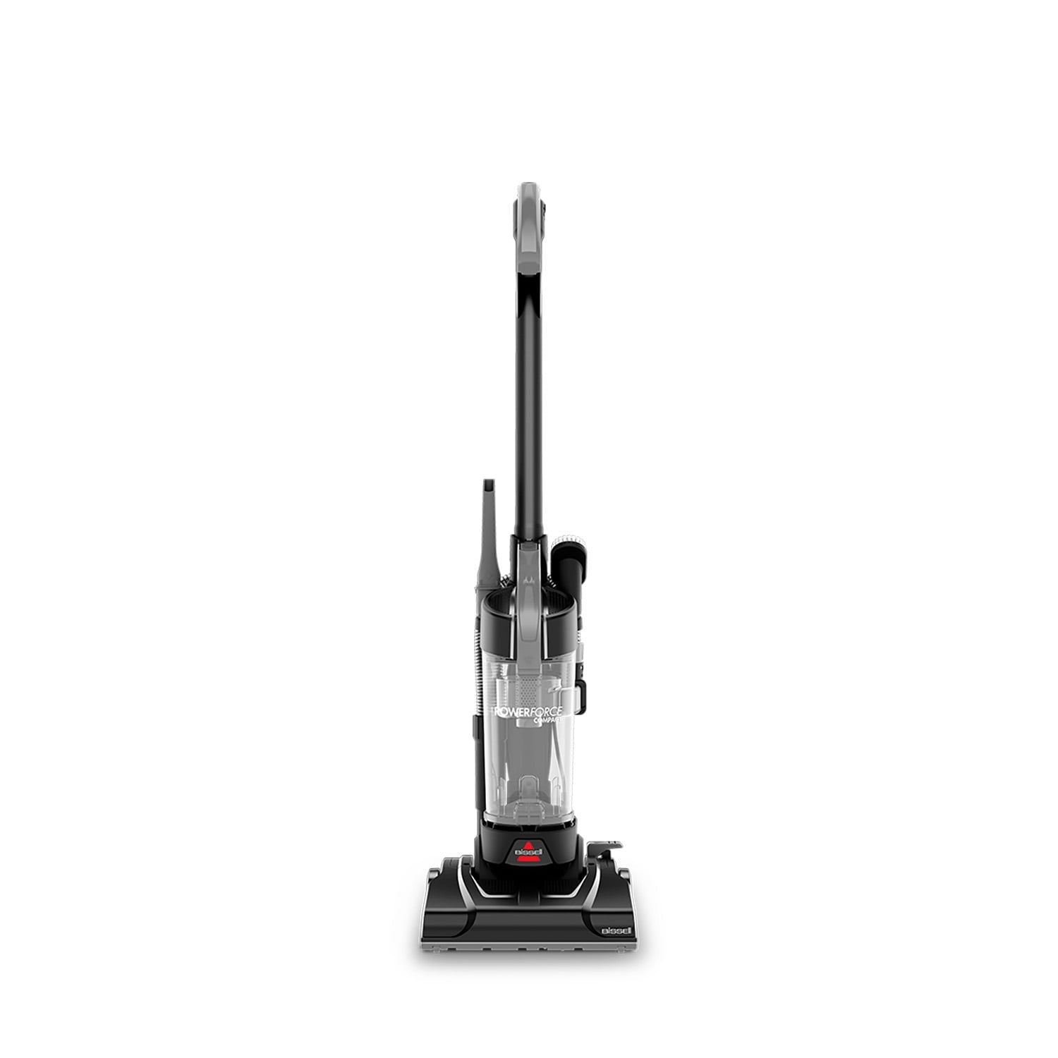 BISSELL PowerForce Compact - Bagless, Upright Vacuum, Lightweight, Powerful Suction, High Reach Wand, Hard Floor and Carpet, 4362, Gray & Black