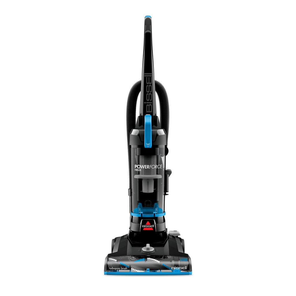 BISSELL PowerForce Helix - Bagless, Upright Vacuum, Pet Friendly, Scatter-Free Technology, Helix Dirt Separation System, Lightweight, 3313, Blue & Black
