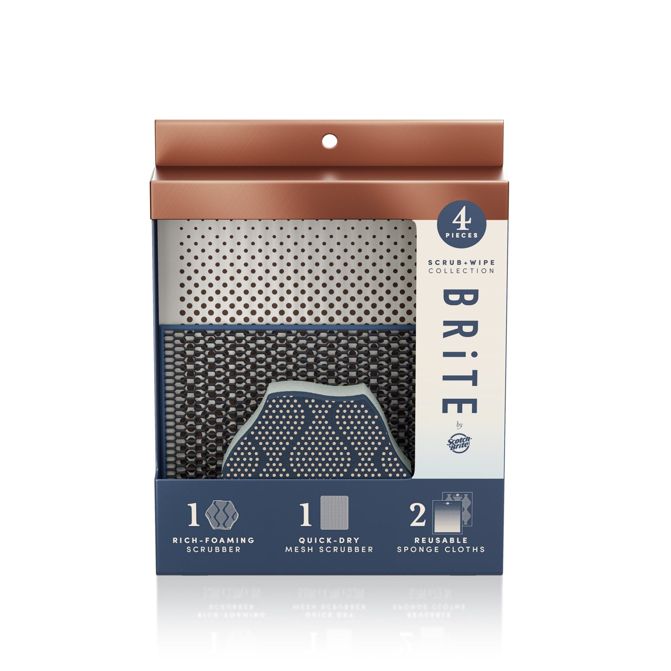 BRiTE by Scotch-Brite Scrub & Wipe Collection Starter Kit - 4 Piece Kit
