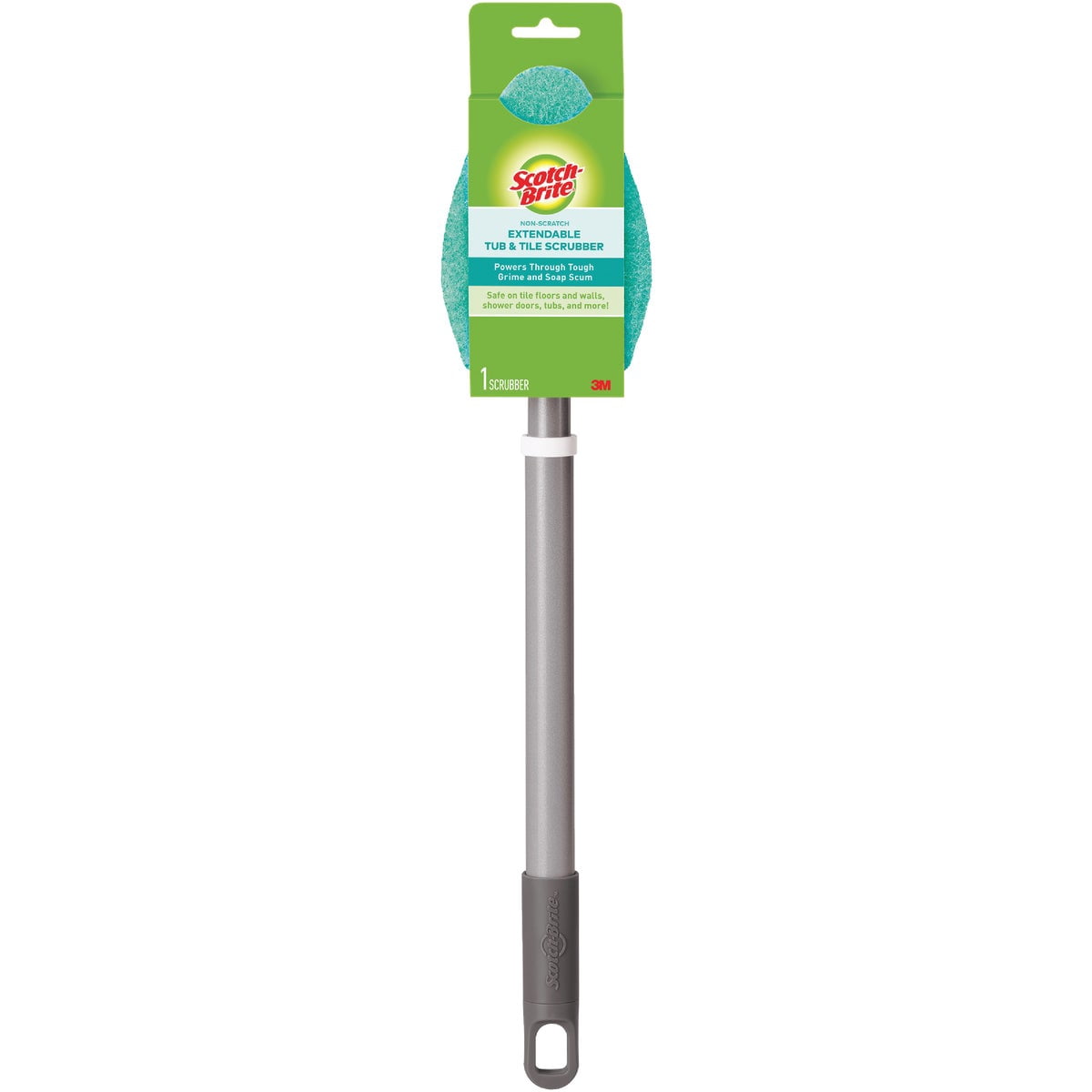 Scotch-Brite B002YLX690 Shower and Bath Pk (1 Scrubber Total) - 1 Count (Pack of 1), Blue