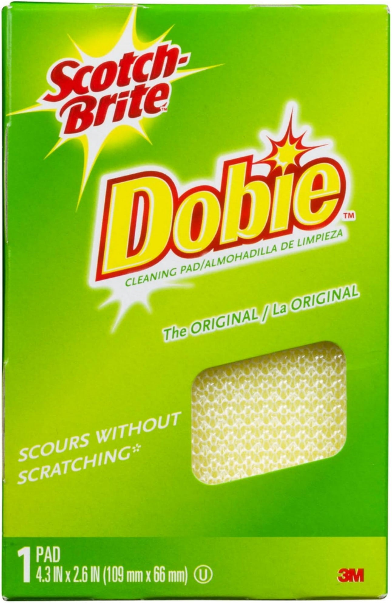 Scotch-Brite 3PK Dobie Cleaning Pad
