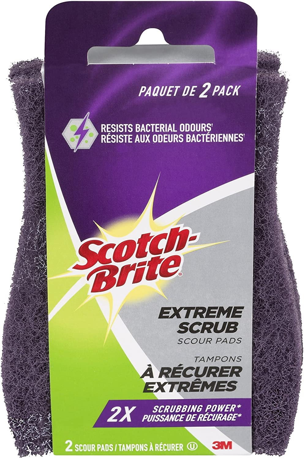 Scotch-Brite Extreme Scrub Scour Pad - 2 Pads