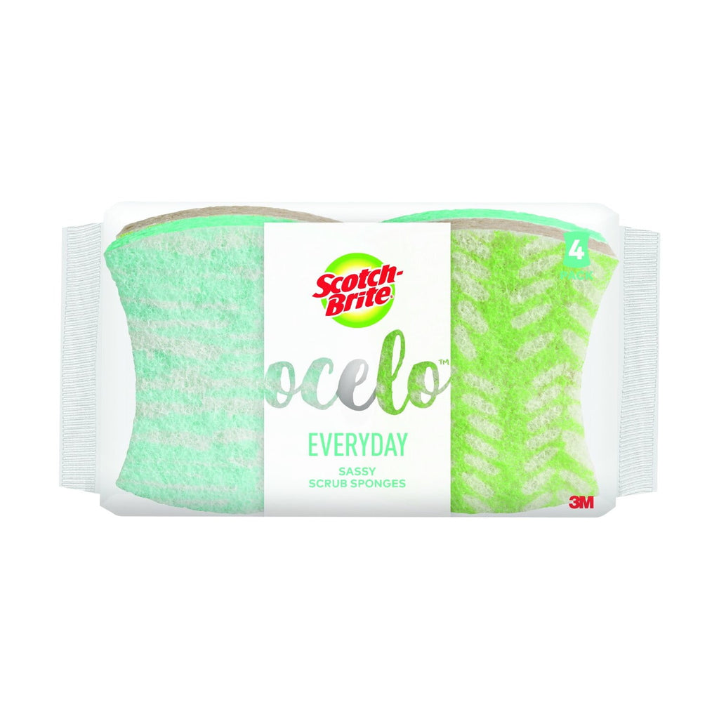 Scotch-Brite ocelo Non-Scratch Everyday Scrub Sponge - 4 Count