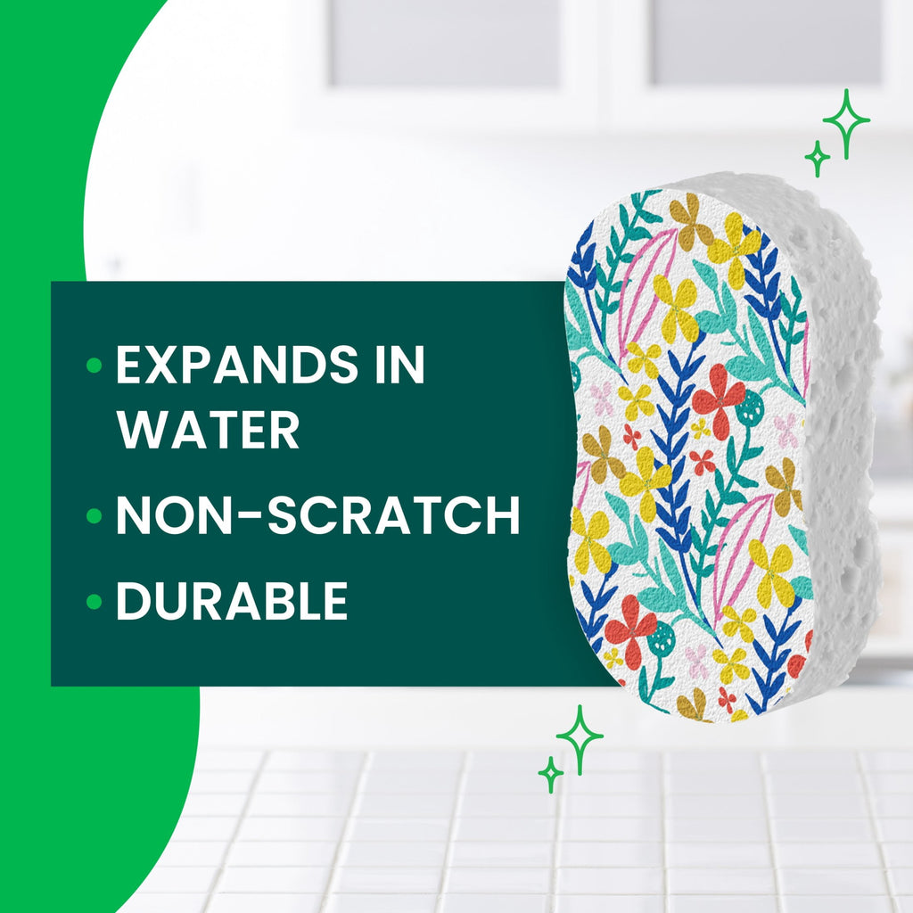 Scotch-Brite Pop Up Sponges - Expands In Water, 3 Sponges