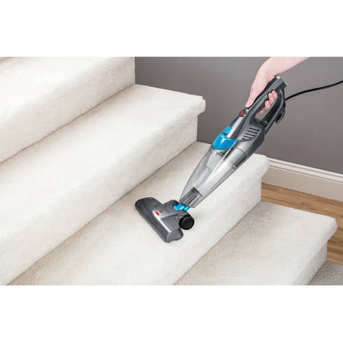 BISSELL 3-in-1 - Corded, Stick Vacuum, Carpet, Area Rugs, Hardfloor, Upholstery, Removable Hand Vac, Lightweight, Easy Empty, 2030, Blue & Gray