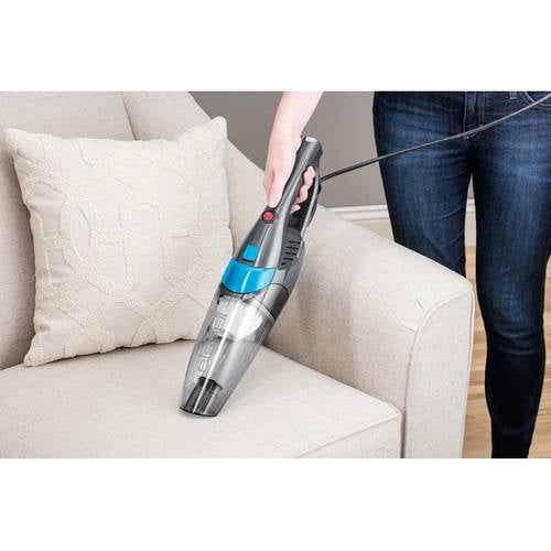 BISSELL 3-in-1 - Corded, Stick Vacuum, Carpet, Area Rugs, Hardfloor, Upholstery, Removable Hand Vac, Lightweight, Easy Empty, 2030, Blue & Gray