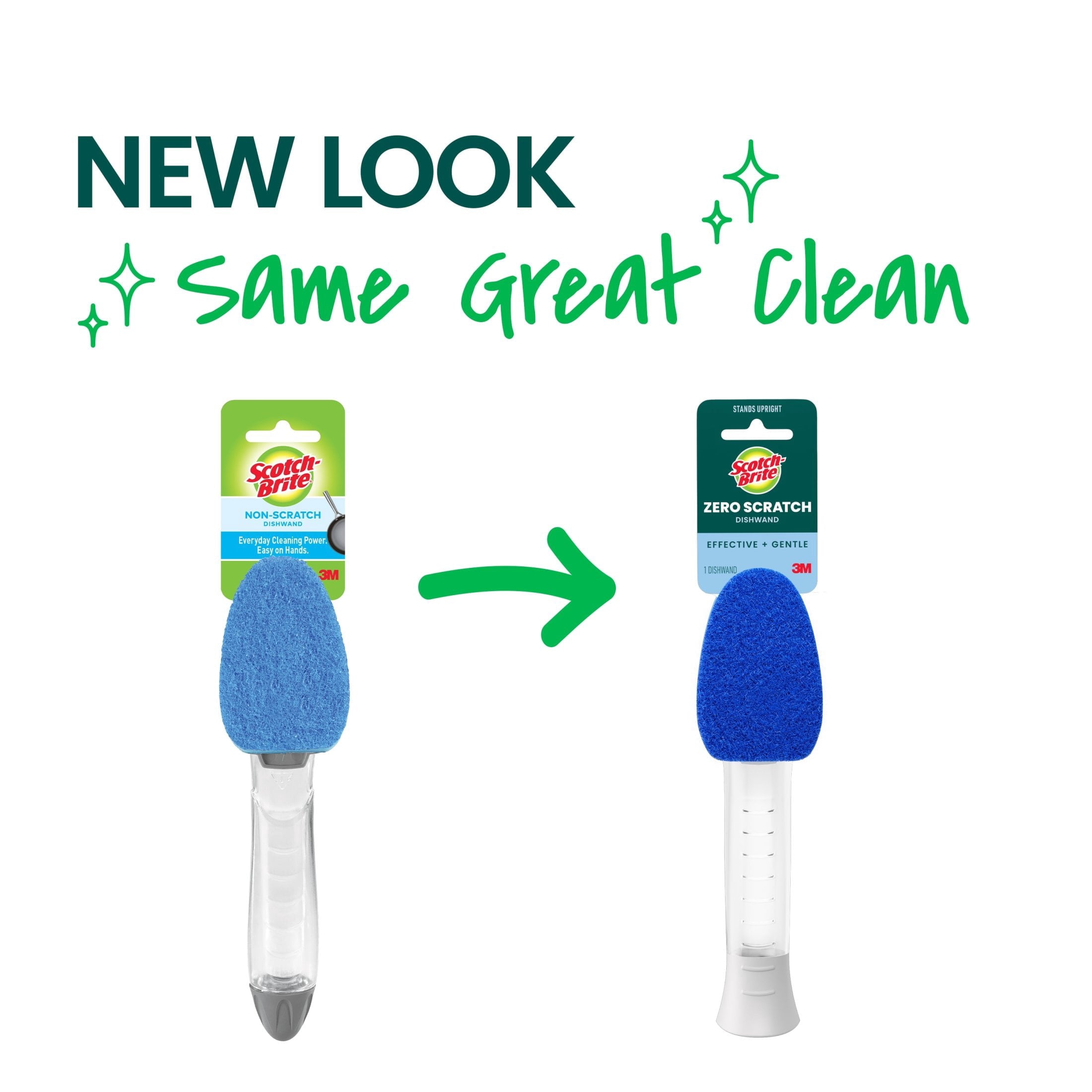 Scotch-Brite Dishwand and Non-Scratch Refills - 1 Dishwand and 7 Refills