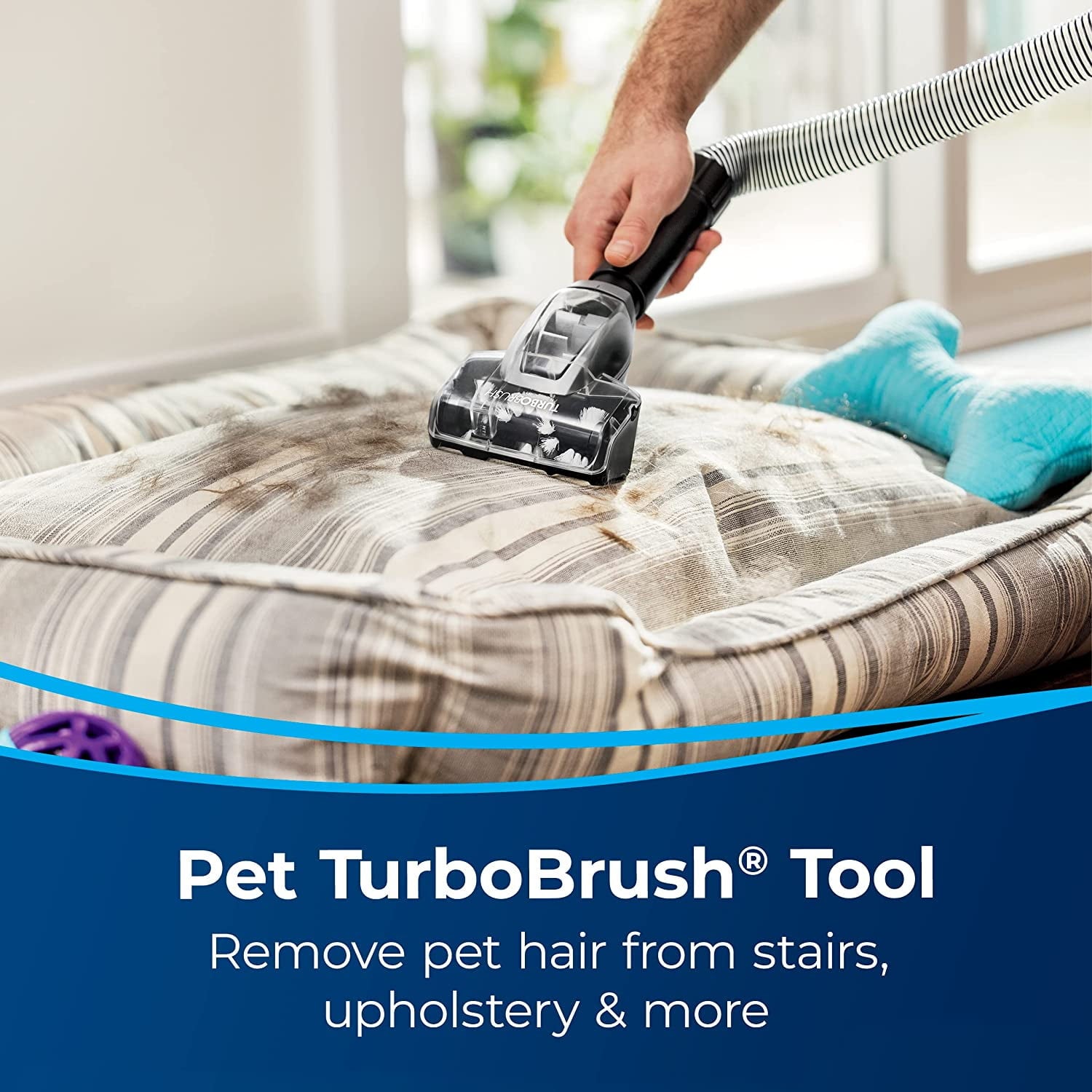 BISSELL CleanView Compact Turbo Bagless - Corded, Compact Vacuum, Lightweight, Scatter-Free Technology, Extension Wand, Model 3437